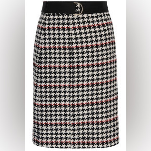 Hugo Boss Vulnona Skirt in Houndstooth - Picture 1 of 6